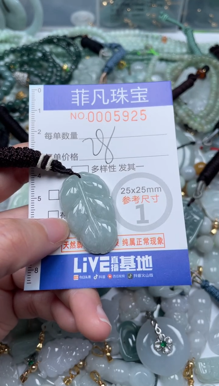 【闪购商品】翡翠颈饰未镶嵌00..5925