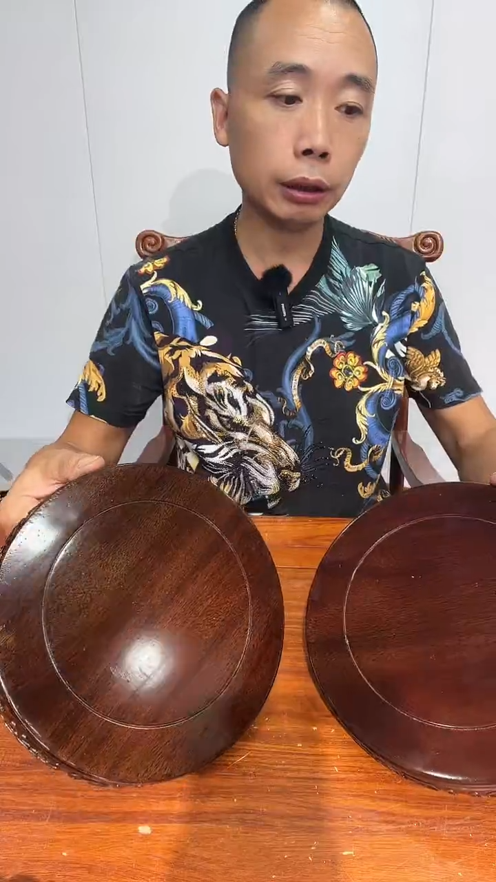 木快*瑕疵处理黑色圆形底座21*22*5两个