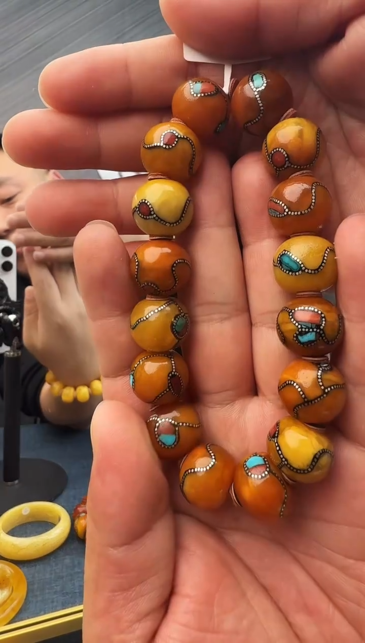 蜜蜡未镶嵌珠宝奇石假一罚十41 ，16多样性发其一