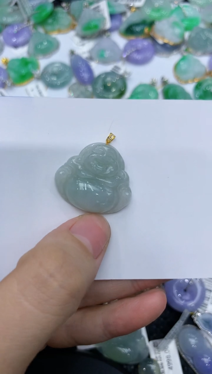 【闪购商品】翡翠颈饰18K金镶嵌111111111