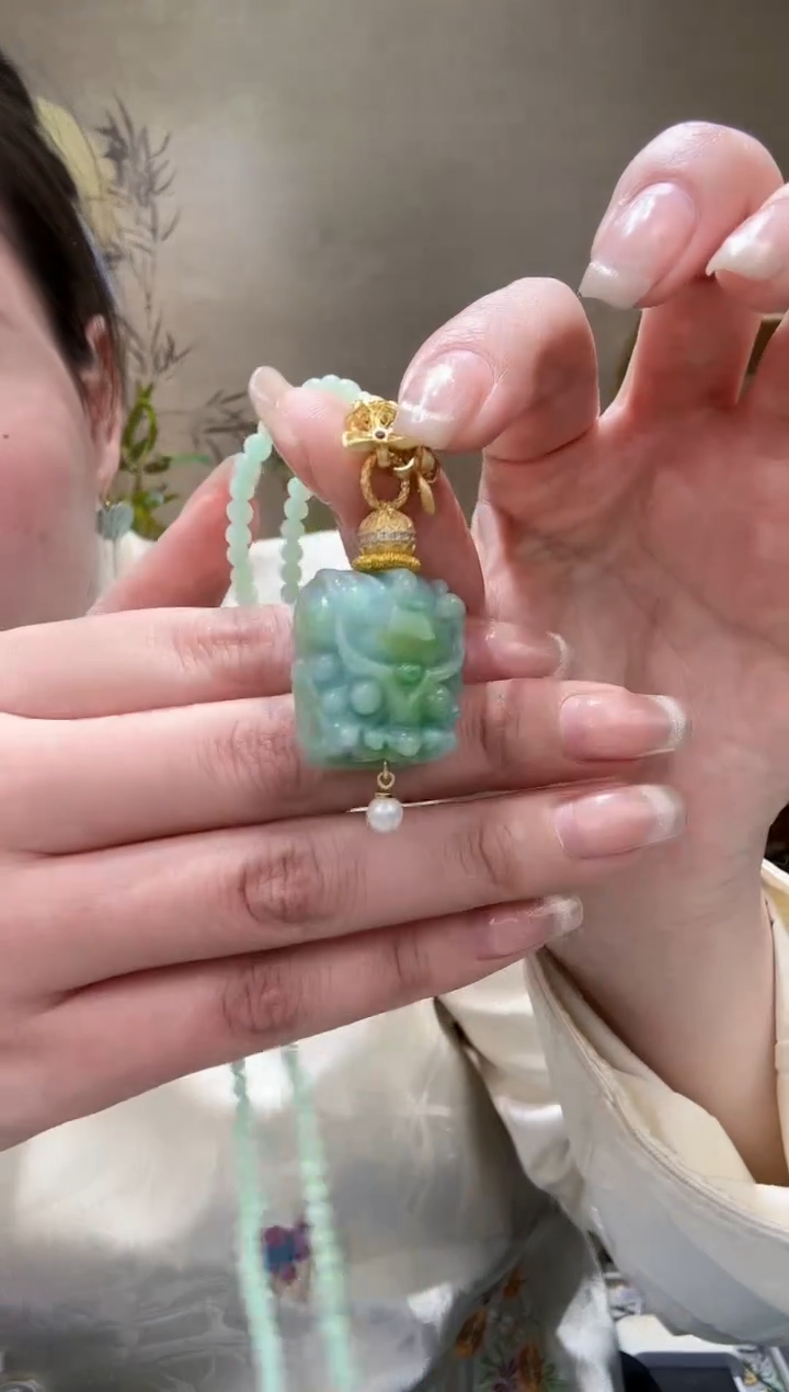 【闪购商品】翡翠颈饰未镶嵌吊坠