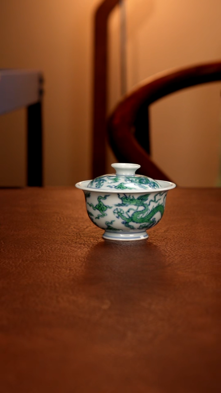 景德镇瓷器，青花瓷手绘茶具~