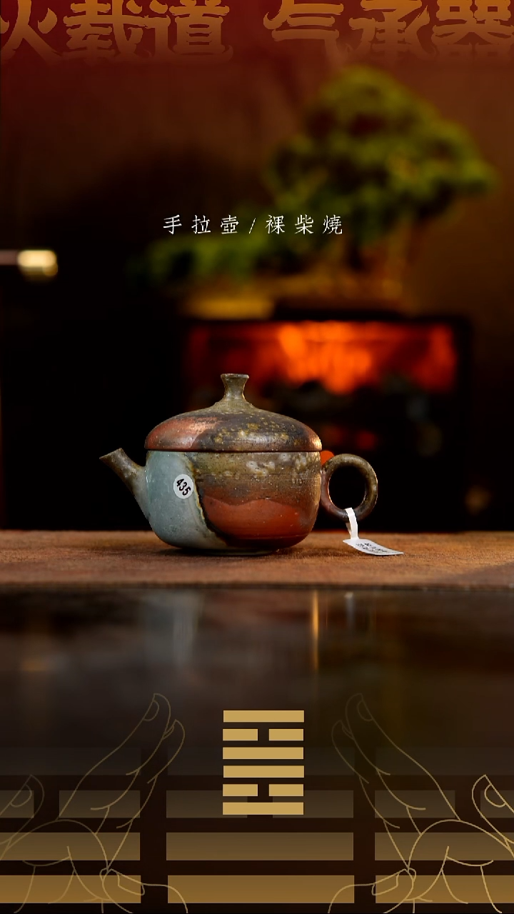 夸烧柴烧橡果壶435