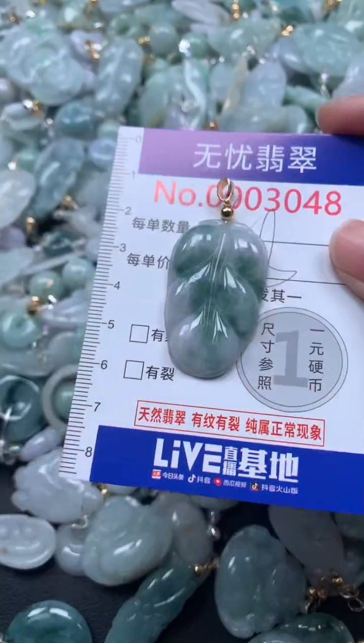 颈饰未镶嵌翡翠3048