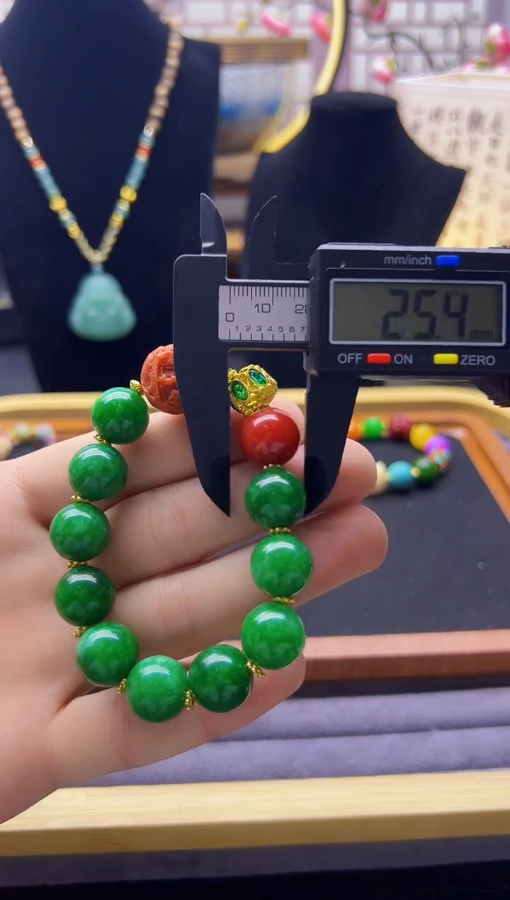 【闪购商品】翡翠颈饰14K金镶嵌S168               