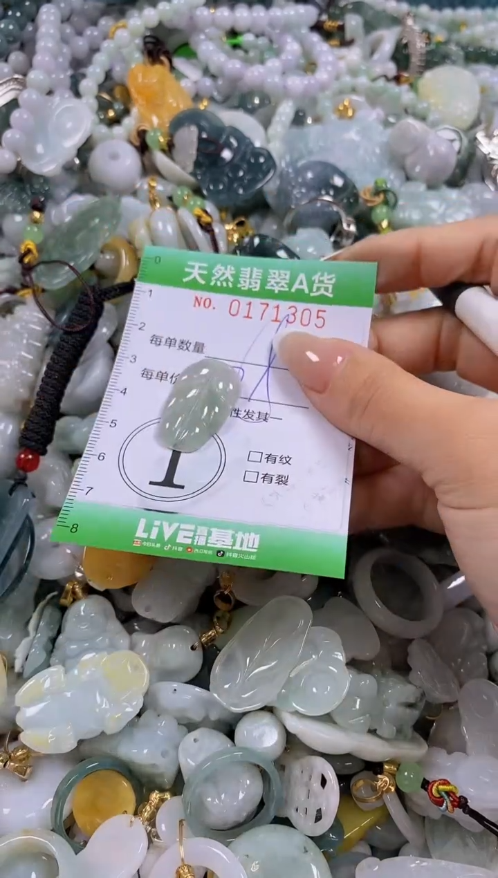 翡翠未镶嵌颈饰闪购0171305