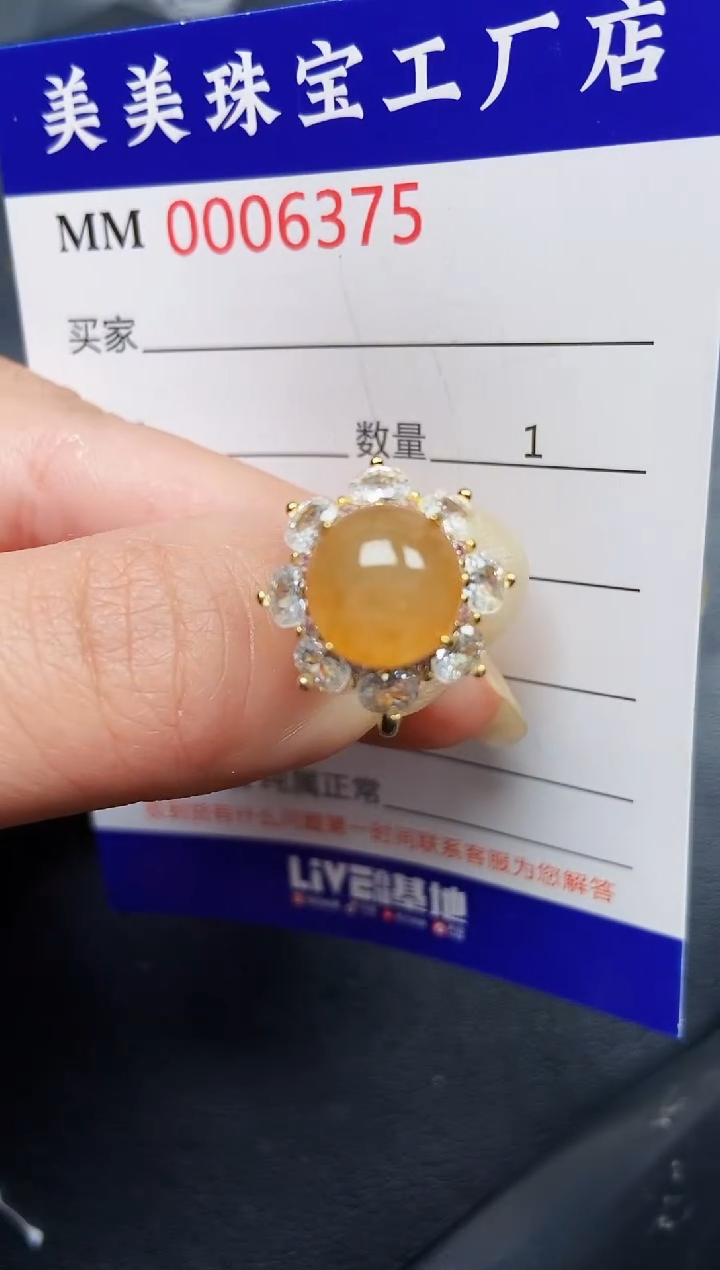 翡翠银S925镶嵌颈饰6375