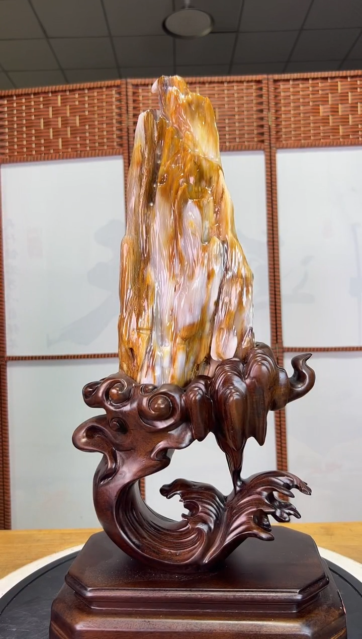 未镶嵌珠宝奇石硅化玉7