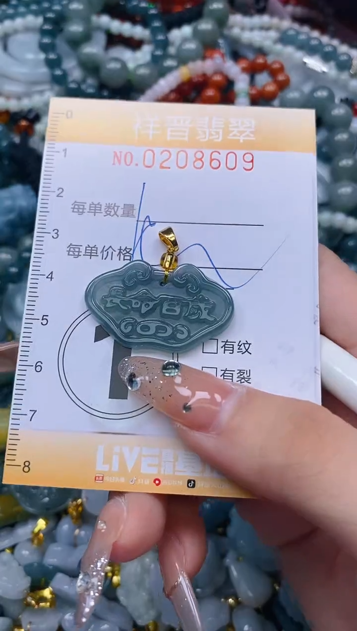 翡翠未镶嵌颈饰闪购0208609多样性发其一