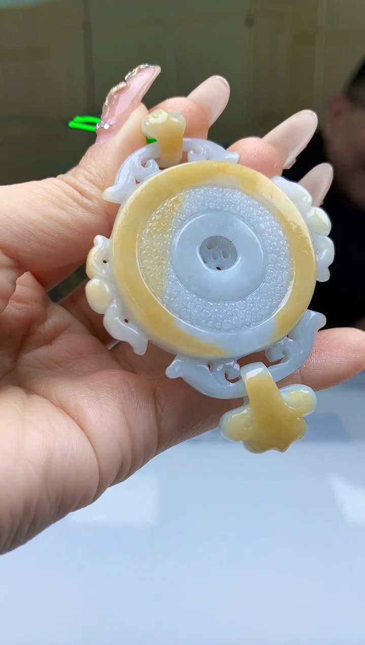 【闪购商品】定制翡翠未镶嵌5152ty-毛货挂件46