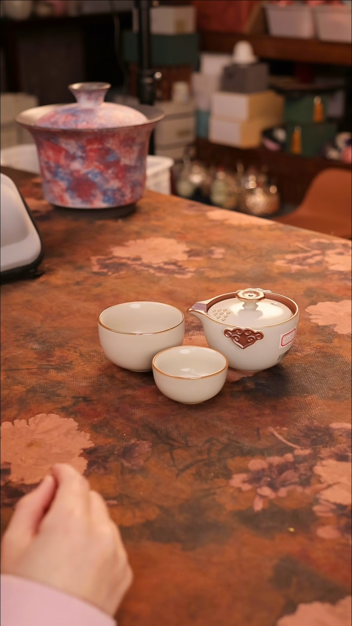 【闪购商品】陶瓷茶具（无礼盒无茶盘）@@A7