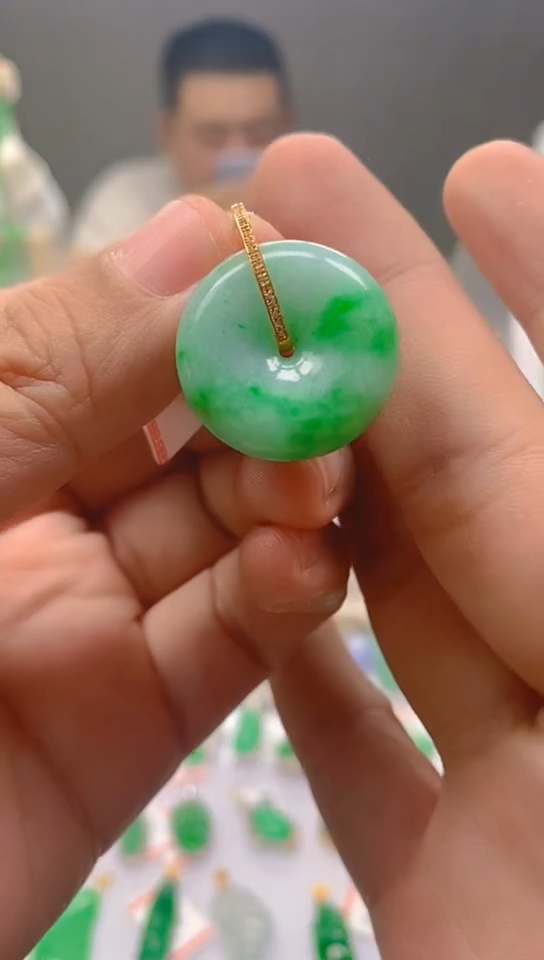 【闪购商品】翡翠颈饰18K金镶嵌新号开播，全场乱卖