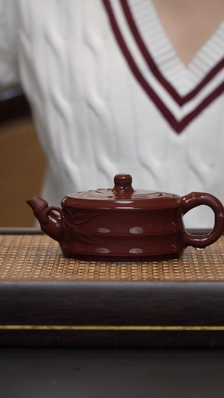茶壶紫砂紫砂 竹节