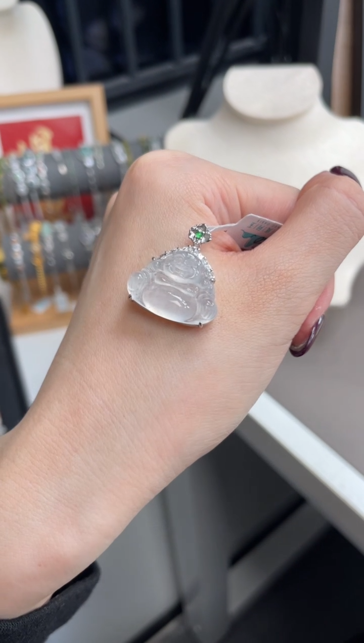 颈饰银S925镶嵌翡翠1