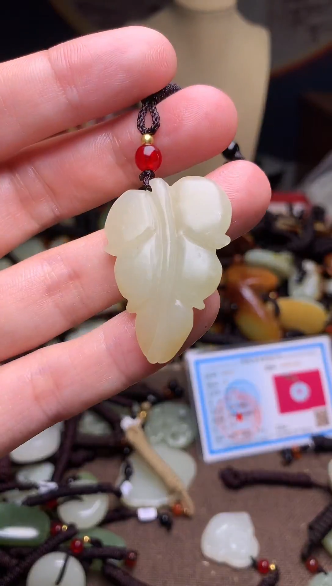 颈饰未镶嵌和田玉新疆料青海料清水和田玉吊坠