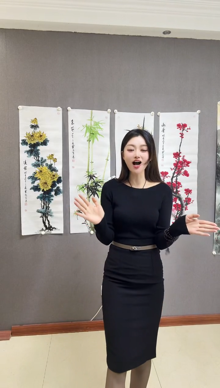 国画开播福利《梅，兰，竹，菊》手绘