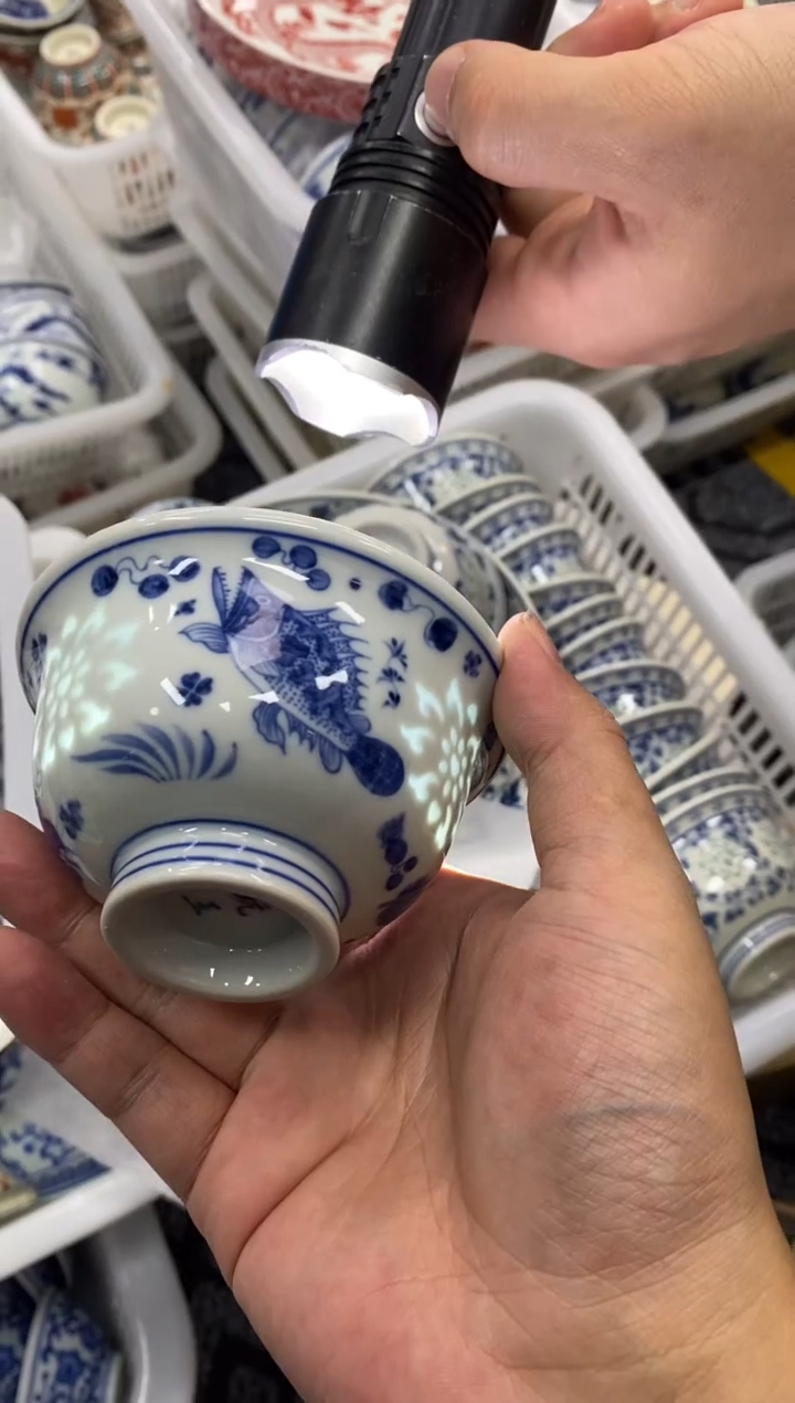 陶瓷景德陶瓷茶具容量约100