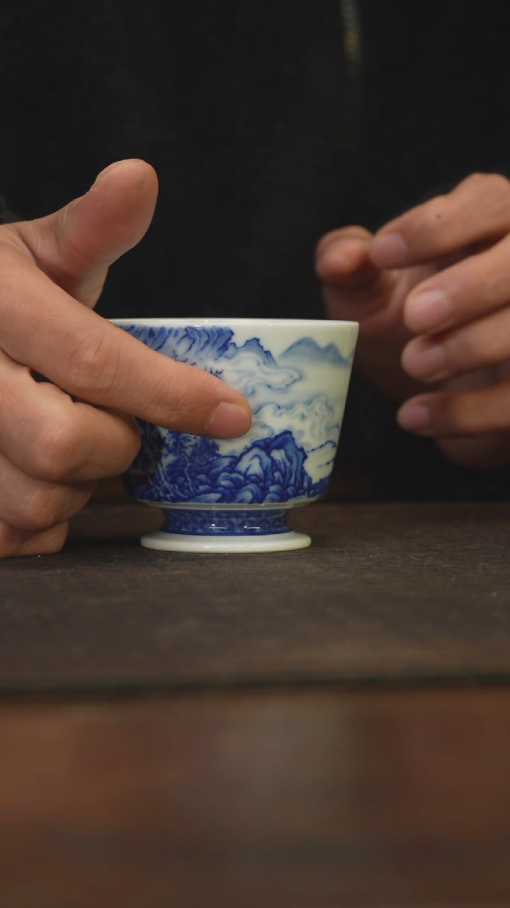 瓷片柴窑青花破价福利