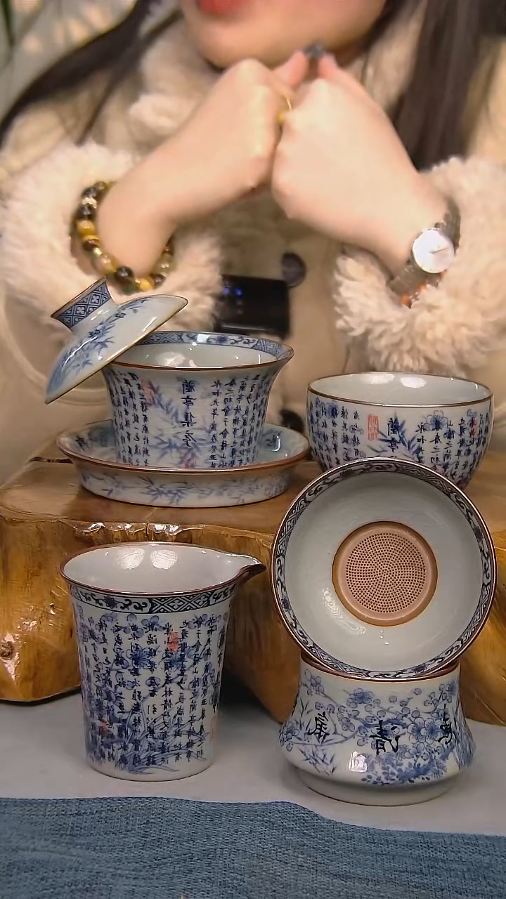 【闪购商品】4件套陶瓷茶具家用简装系列