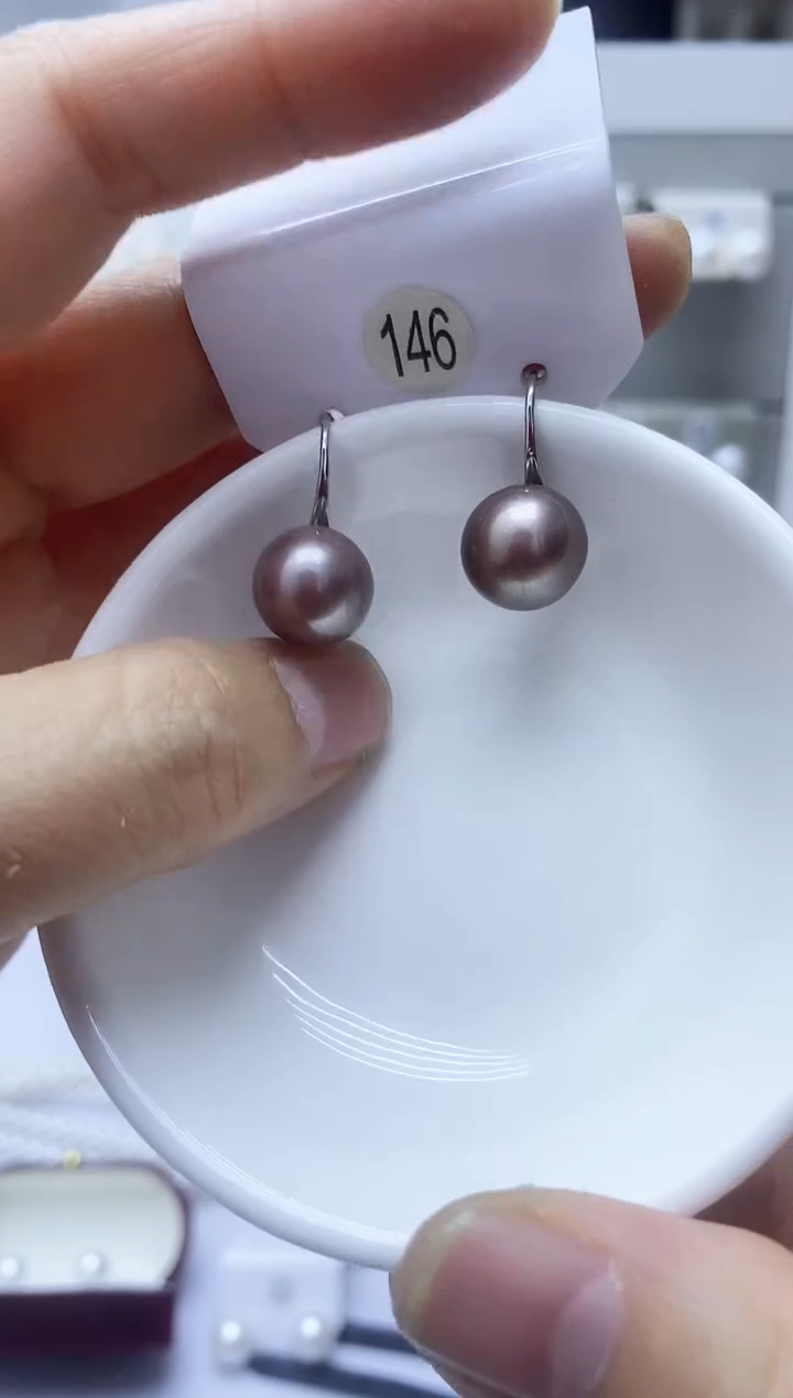 【闪购商品】淡水珍珠耳饰银S925镶嵌146