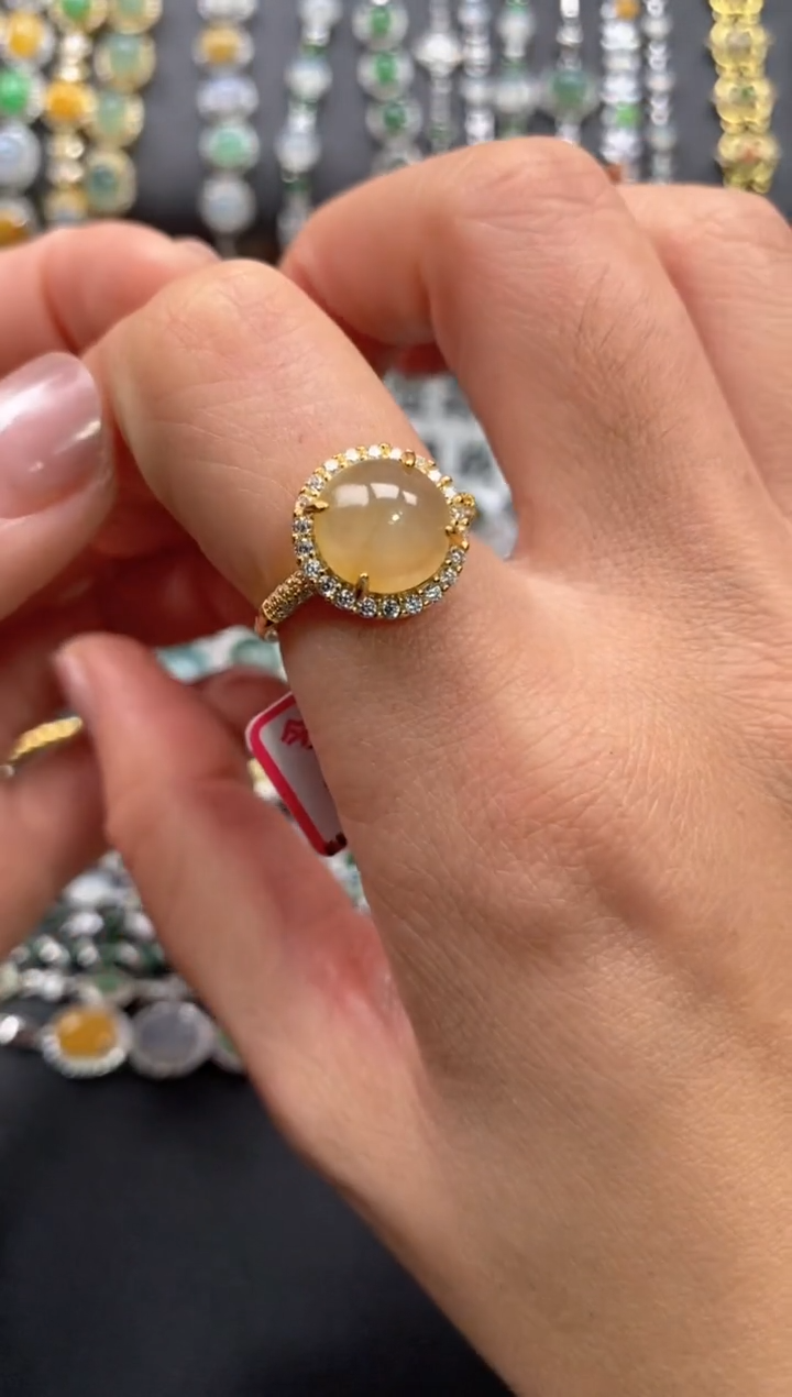 【闪购商品】翡翠戒指银S925镶嵌11111--1