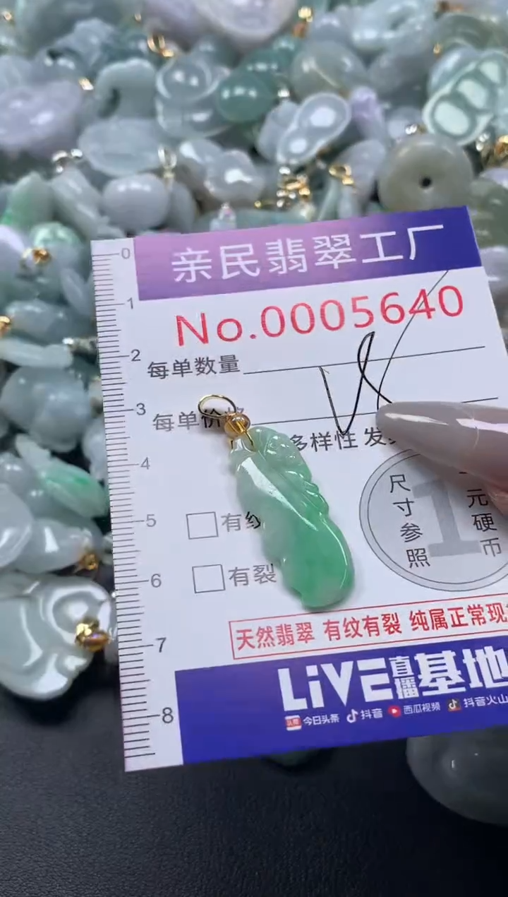 颈饰未镶嵌翡翠5640