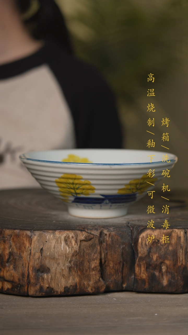 【闪购商品】瓷片景德镇高温釉下彩可微波烤箱洗碗机
