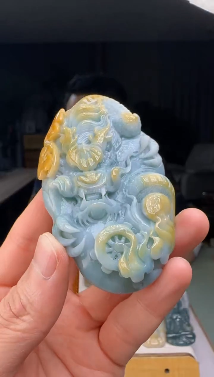 【闪购商品】翡翠把件未镶嵌DY@@960Q3J13347