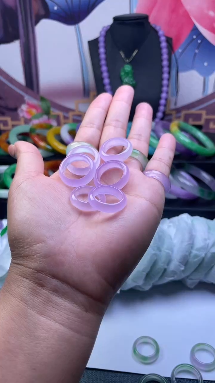 非金属仿水晶戒圈