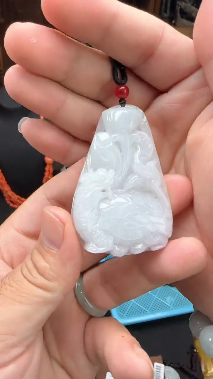 吊坠(不含链)未镶嵌翡翠天然缅甸A货翡翠（龙龟）