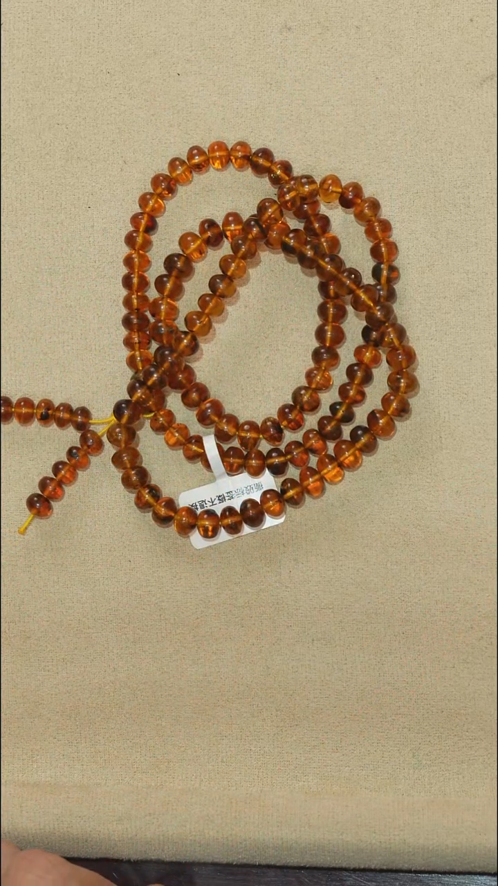 琥珀颈饰未镶嵌7m10-11