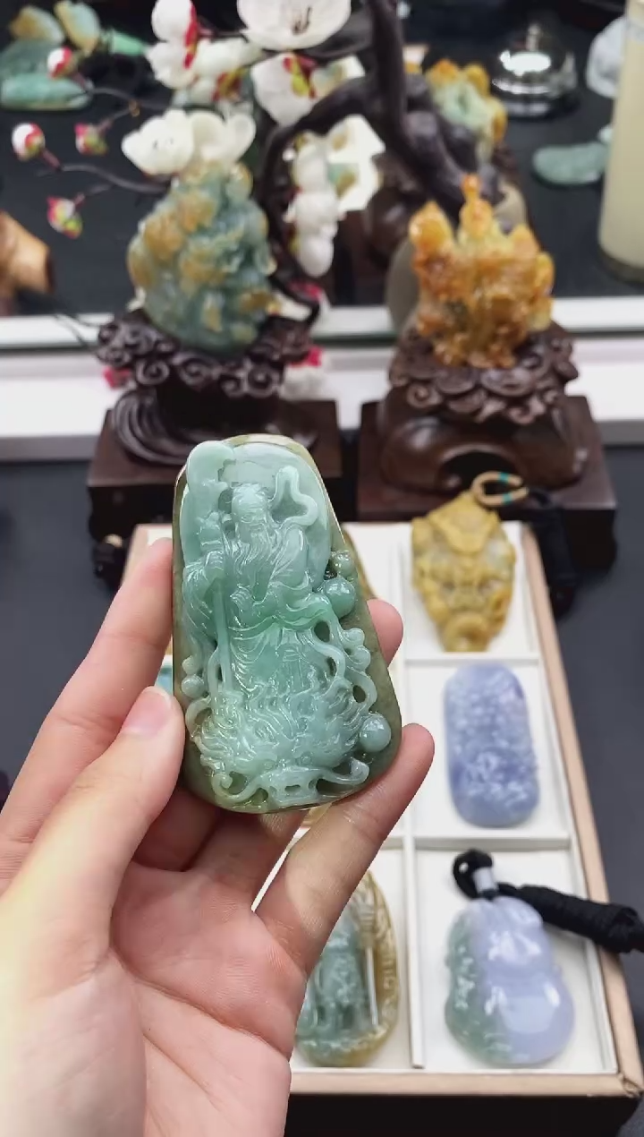 颈饰未镶嵌翡翠天然缅甸A货翡翠