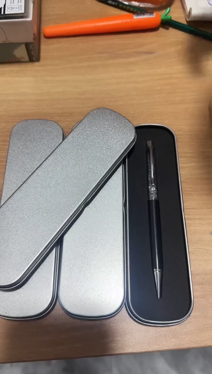 盒装水晶中油笔4盒