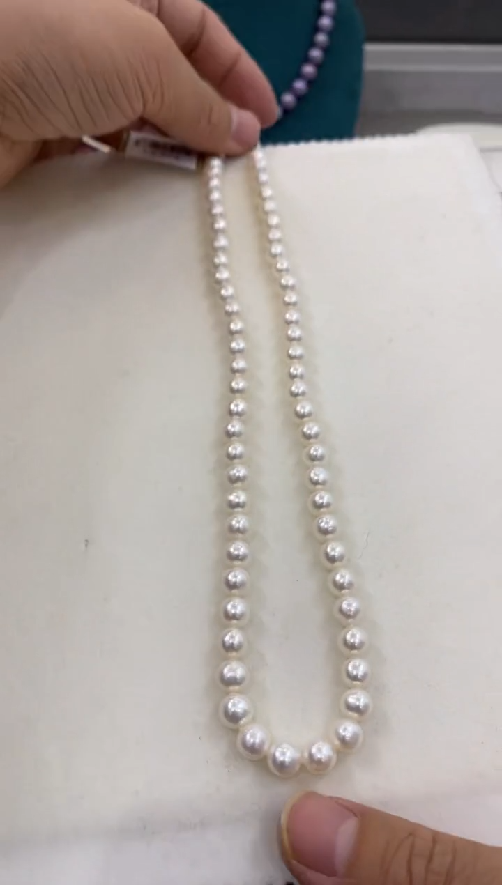 【闪购商品】淡水珍珠hb未镶嵌淡水珍珠项链@@c1244
