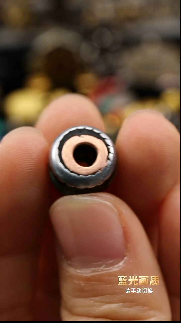 1.25镶嵌银铜桶珠