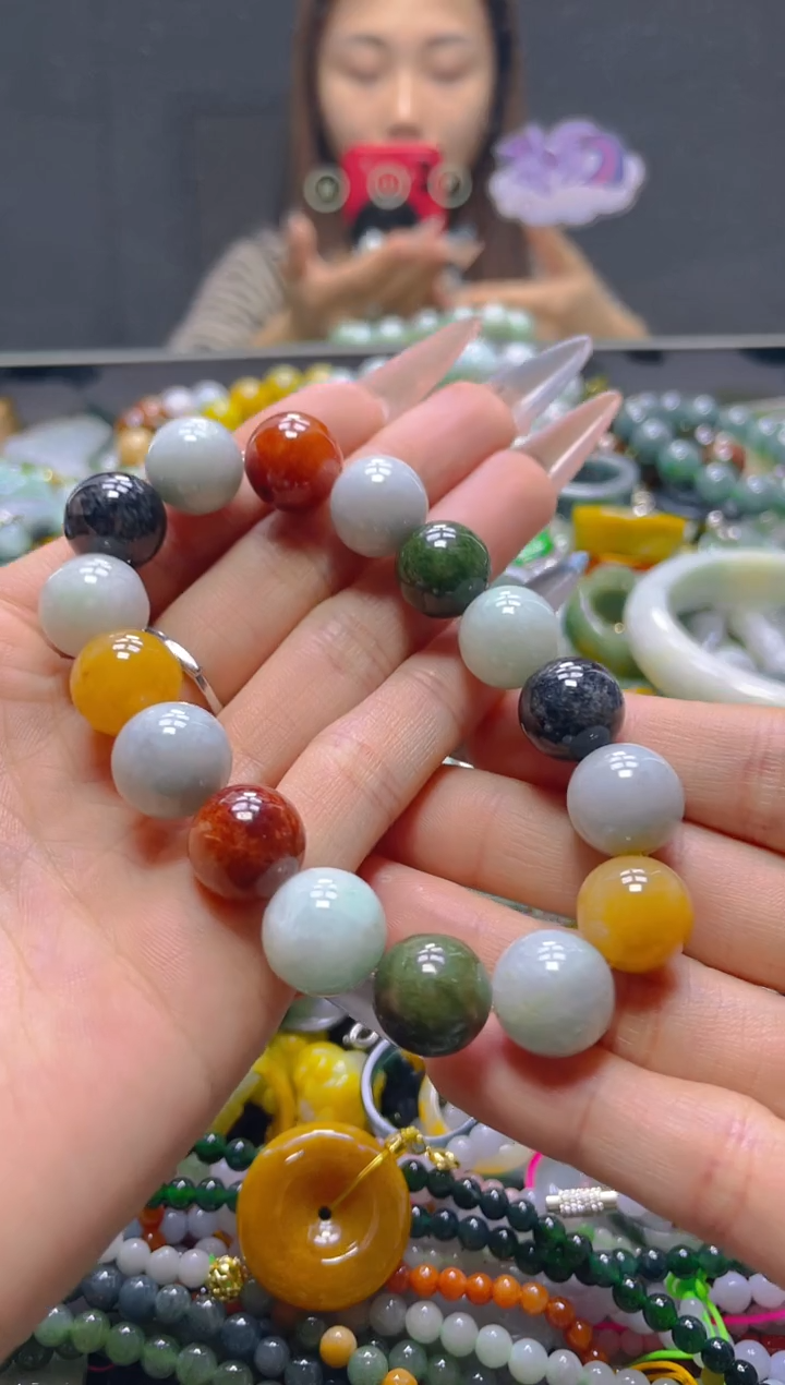 颈饰未镶嵌翡翠13MM