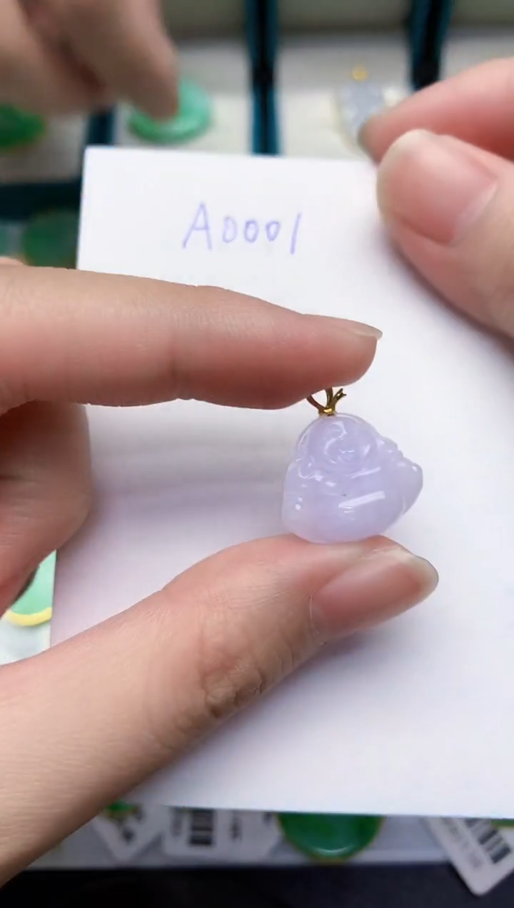 【闪购商品】翡翠颈饰18K金镶嵌000000000