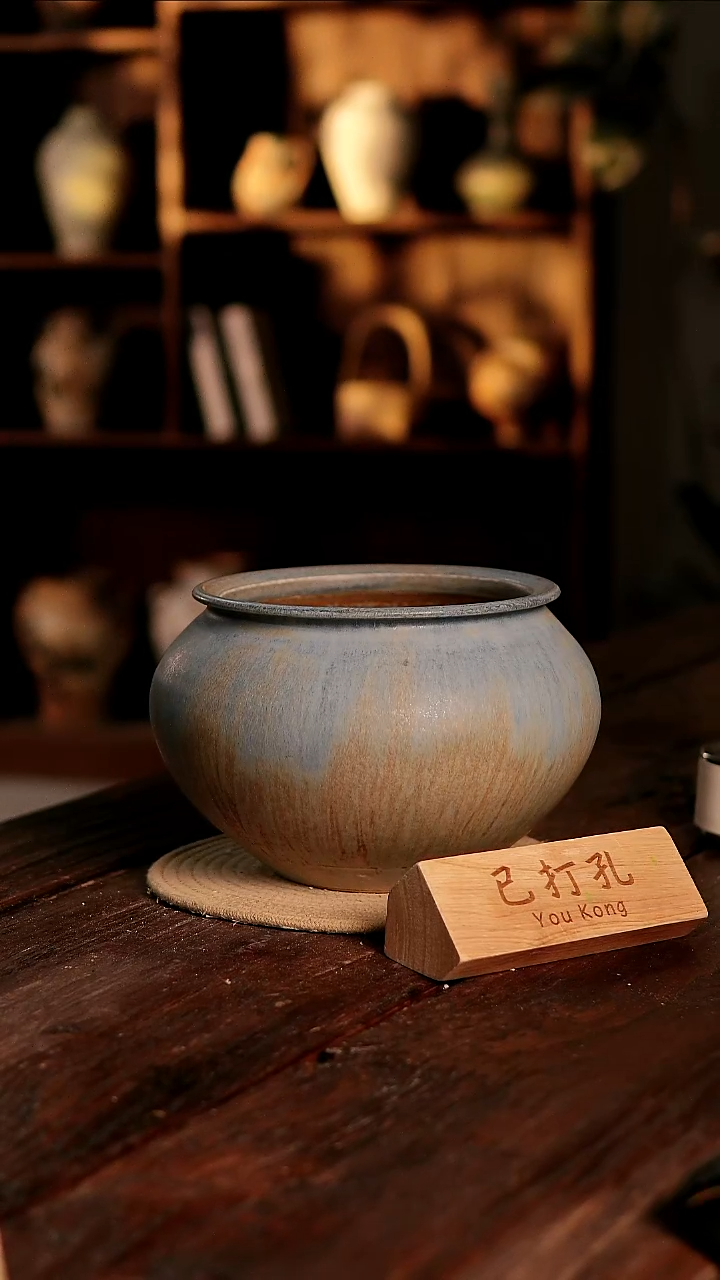 摆件25-438高度18口径18已打孔误差2