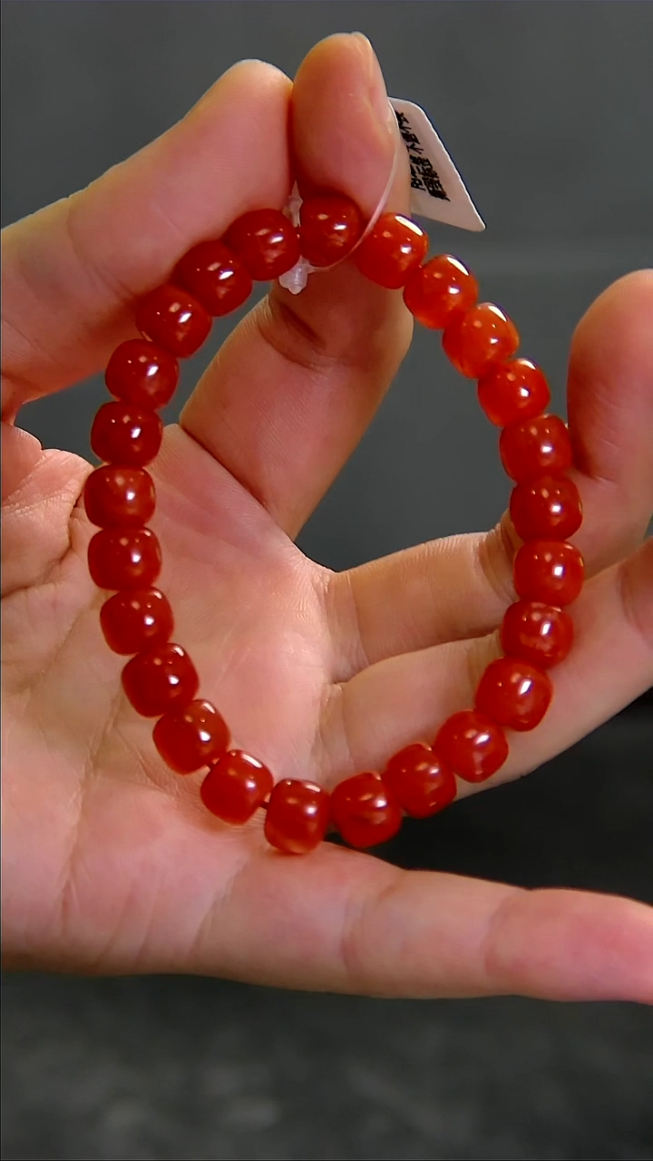 南红玛瑙手串未镶嵌008ZB0526产品一个