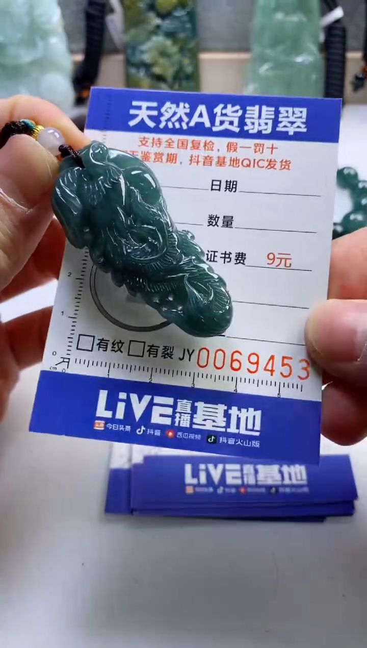 【闪购商品】翡翠挂件未镶嵌