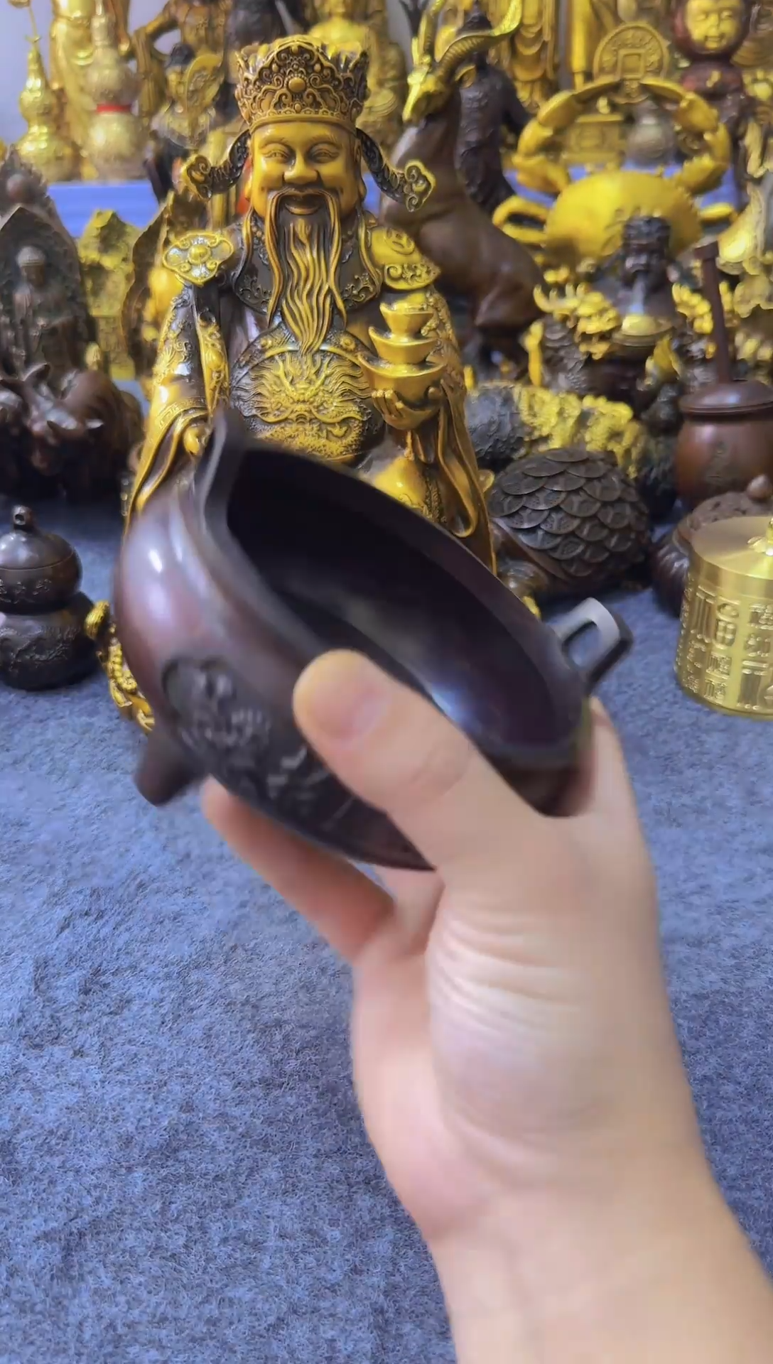 老黄黄铜摆件装饰品