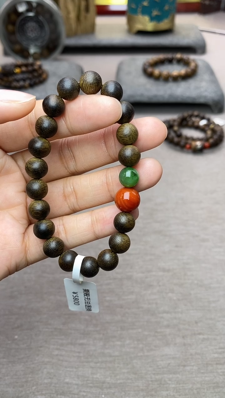 【闪购商品】沉香手串黄棋楠沉水08老料＋配饰设计