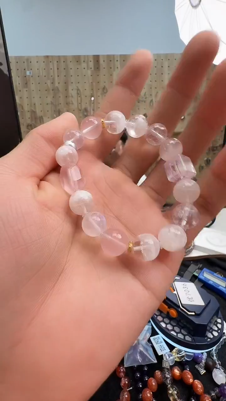 未镶嵌手链水晶村0296 约11mm