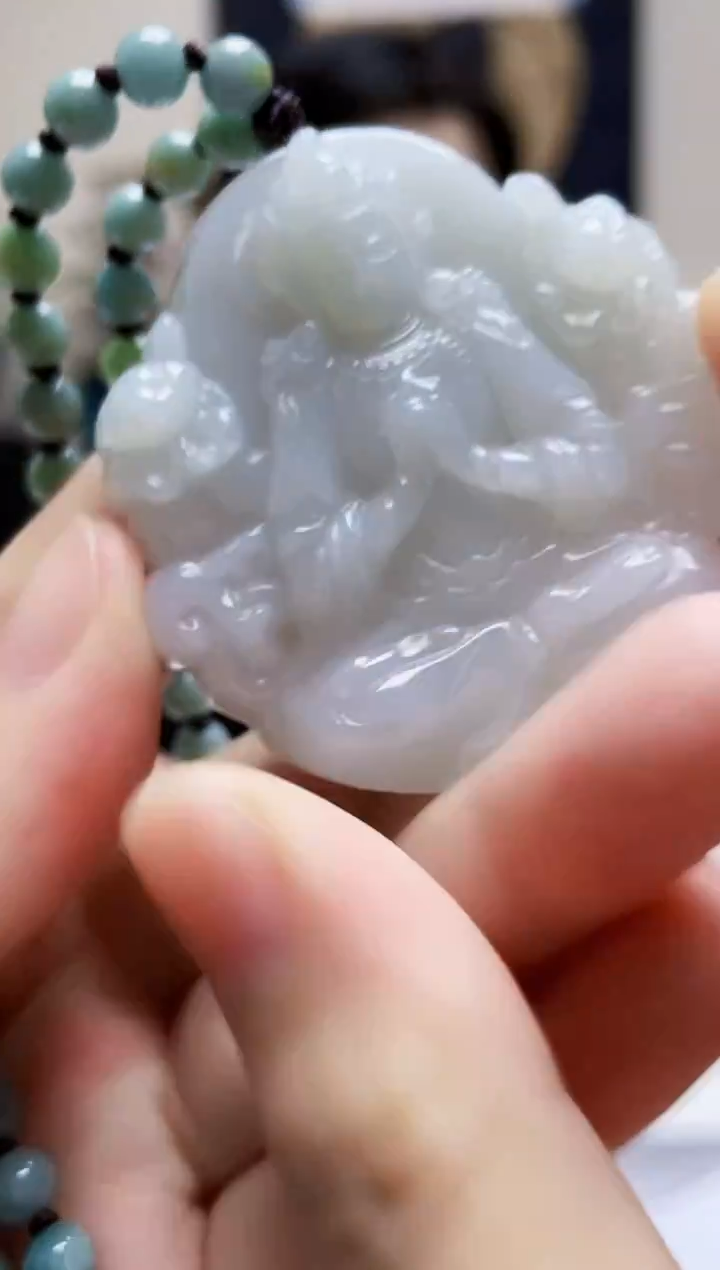 未镶嵌定制翡翠吊坠108