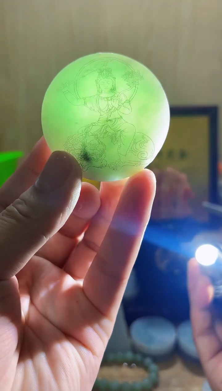 颈饰未镶嵌翡翠 A货常星4226
