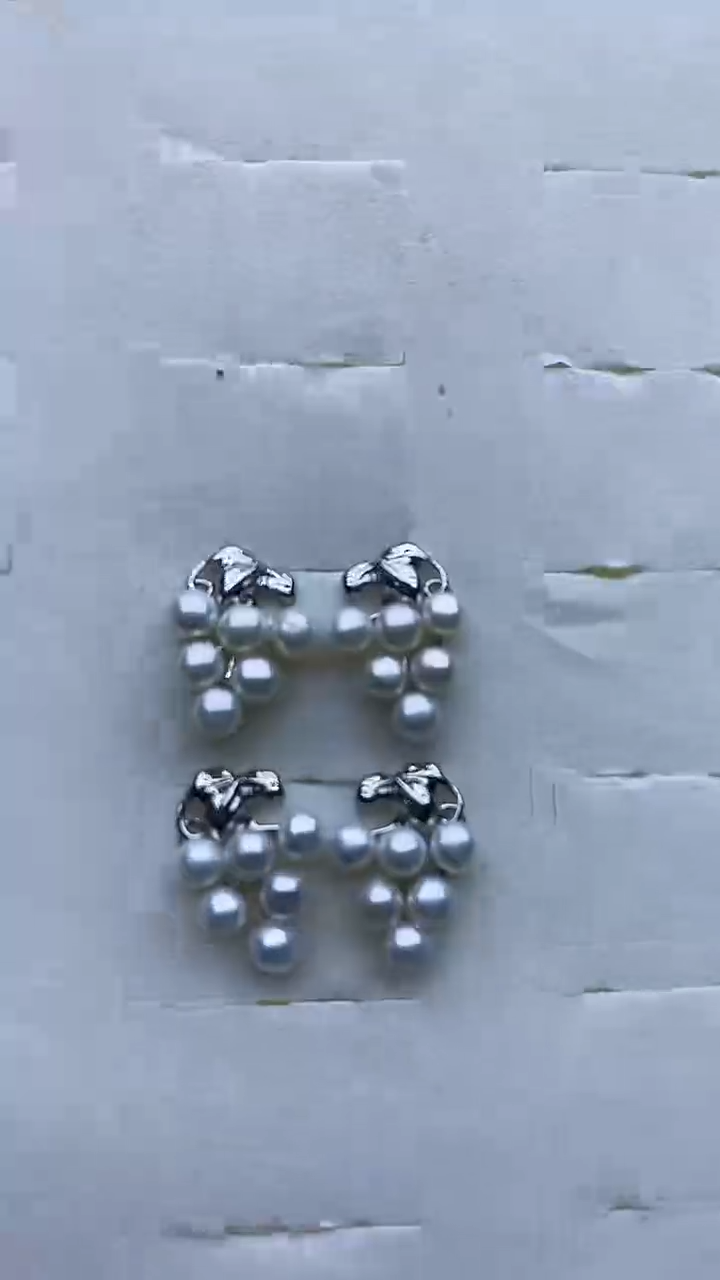 未镶嵌耳饰淡水珍珠多样性发其一