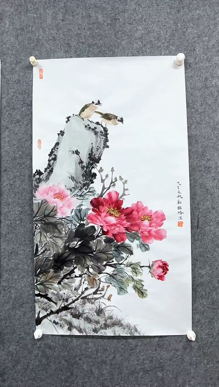 国画ST-ZZF老师绘画作品