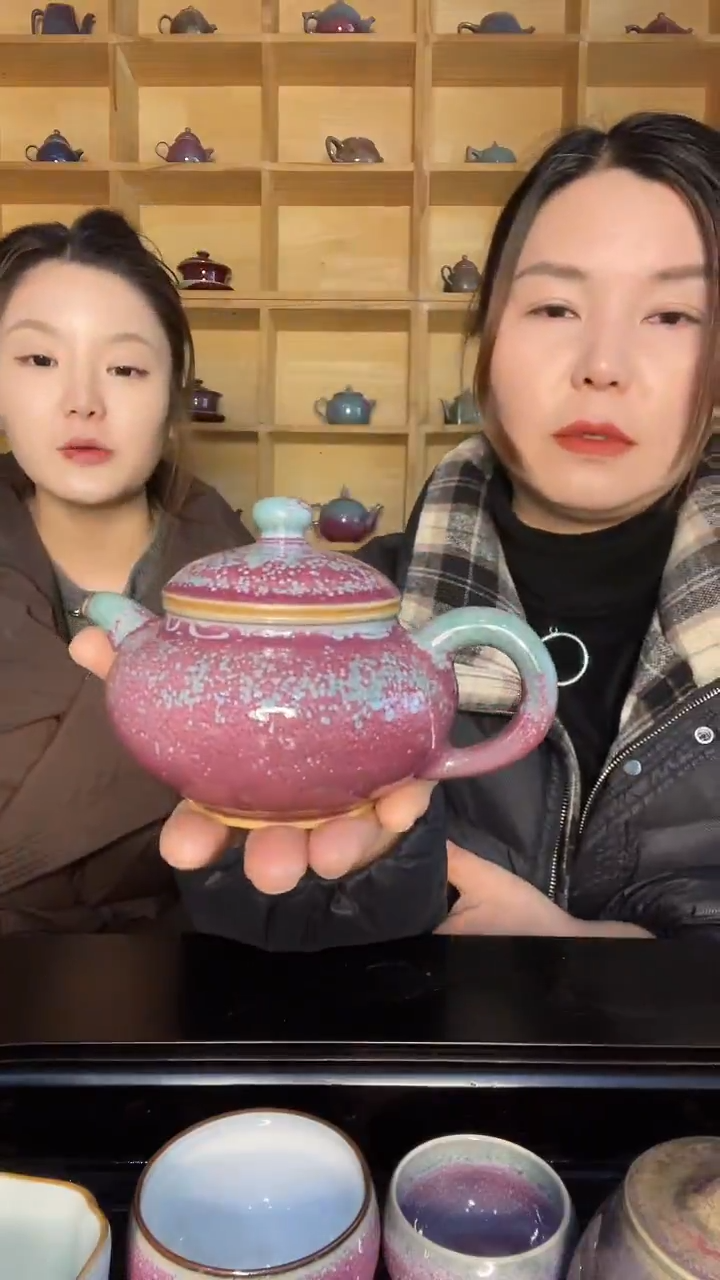 【闪购商品】摆件仿古壶 土魂钧瓷 