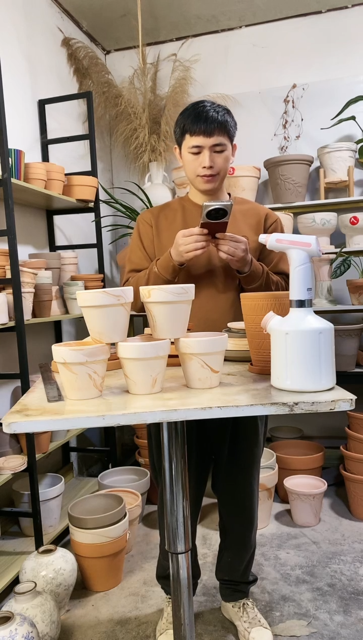 【闪购商品】红陶10*10玛奇朵 5盆无托