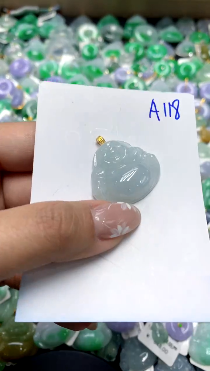 【闪购商品】翡翠颈饰18K金镶嵌111111111111111111